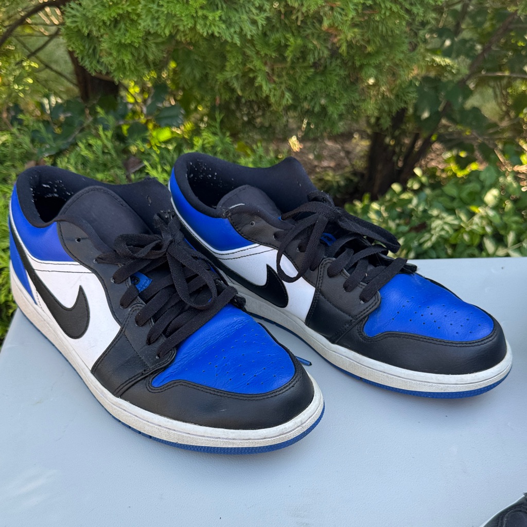 Nike Dunk Black And Blue Low-Top Sneakers
